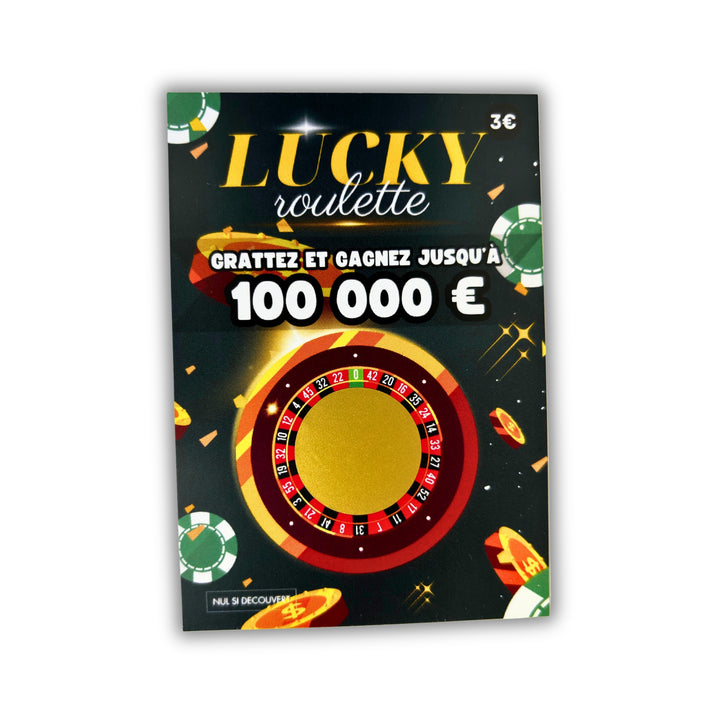 Lucky Roulette - Carte à Gratter 