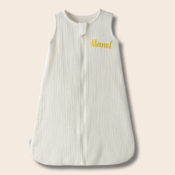 Gigoteuse Bébé Personnalisée – Broderie Prénom – Gaze de Coton Douce